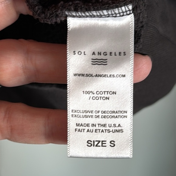 Sol Angeles x Anthropologie La Femme Sweatshirt Size Small - Picture 5 of 7